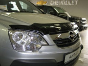 Opel Antara 2006-2012 - Дефлектор капота (мухобойка), темный с надписью. (EGR) фото, цена