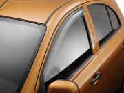 Nissan Juke 2010-2014 - Дефлекторы окон  передние, дымчатые,  к-т 2 шт. (EGR) фото, цена