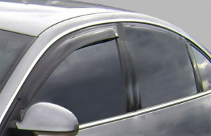 Skoda Superb 2001-2006 - Дефлекторы окон  передние, дымчатые,  к-т 2 шт. (EGR) фото, цена