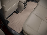 Acura MDX 2014-2024 - Коврики резиновые с бортиком, задние, бежевые. (WeatherTech) фото, цена