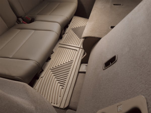 Acura MDX 2007-2013 - Коврики резиновые, задние, 3 ряд, бежевые. (WeatherTech) фото, цена