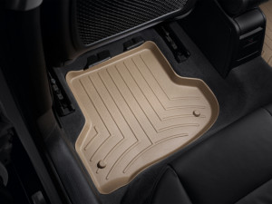 Audi A3 2006-2013 - Коврики резиновые с бортиком, задние, бежевые. (WeatherTech) фото, цена