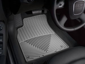 Audi A4 2007-2015 - Коврики резиновые, передние, серые. (WeatherTech) фото, цена