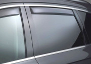 Audi A4 2009-2014 - (Avant) Дефлекторы окон (ветровики), задние, светлые. (WeatherTech) фото, цена