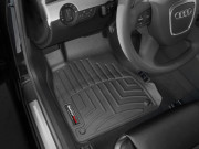 Audi A4 2002-2008 - Коврики резиновые с бортиком, передние, черные. (WeatherTech) фото, цена