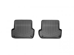 Audi A4 2002-2008 - Коврики резиновые с бортиком, задние, черные. (WeatherTech) фото, цена