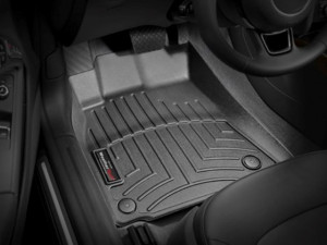Audi A5 2008-2019 - Коврики резиновые с бортиком, передние, черные. (WeatherTech) фото, цена