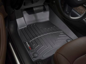 Audi A6 2012-2018 - Коврики резиновые с бортиком, передние, черные. (WeatherTech) фото, цена