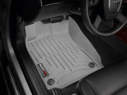Audi A6 2005-2011 - Коврики резиновые с бортиком, передние, серые. (WeatherTech) фото, цена