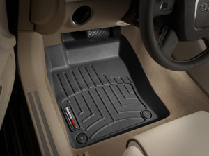 Audi A8 2002-2009 - Коврики резиновые с бортиком, передние, черные. (WeatherTech) фото, цена