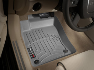 Audi A8 2002-2009 - Коврики резиновые с бортиком, передние, серые. (WeatherTech) фото, цена