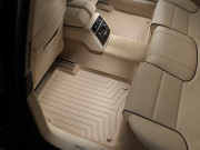 Audi A8 2002-2009 - Коврики резиновые с бортиком, задние, бежевые. (WeatherTech) Long фото, цена