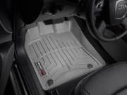 Audi Q5 2009-2017 - Коврики резиновые с бортиком, передние, серые. (WeatherTech) фото, цена