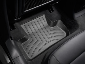 Audi Q5 2009-2017 - Коврики резиновые с бортиком, задние, черные. (WeatherTech) фото, цена