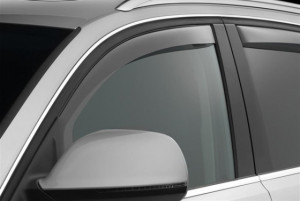 Audi Q5 2009-2019 - Дефлекторы окон (ветровики), передние, светлые. (WeatherTech) фото, цена