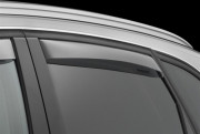 Audi Q5 2009-2019 - Дефлекторы окон (ветровики), задние, светлые. (WeatherTech) фото, цена