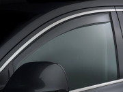 Audi Q7 2007-2014 - Дефлекторы окон (ветровики), передние, светлые. (WeatherTech)                             фото, цена
