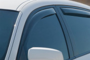 BMW X6 2008-2014 - Дефлекторы окон (ветровики), передние, светлые. (WeatherTech) фото, цена