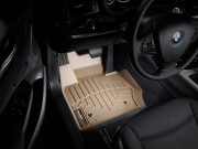 BMW X3 2011-2017 - Коврики резиновые с бортиком, передние, бежевые. (WeatherTech) фото, цена