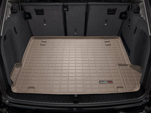 BMW X3 2011-2017 - Коврик резиновый в багажник, бежевый. (WeatherTech) фото, цена