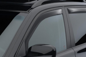 BMW X3 2003-2010 - Дефлекторы окон (ветровики), передние, темные. (WeatherTech) фото, цена