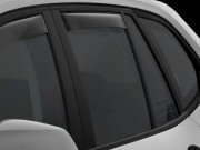 BMW X1 2013-2014 - Дефлекторы окон (ветровики), задние, темные. (WeatherTech) фото, цена