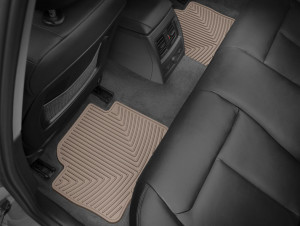 BMW 3 2012-2024 - Коврики резиновые, задние, бежевые. (WeatherTech) фото, цена