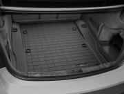 BMW 3 2012-2020 - Коврик резиновый в багажник, черный. (WeatherTech) (Sedan)  фото, цена