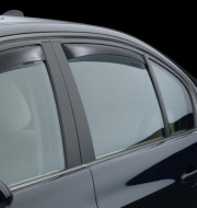 BMW 3 2012-2014 - (Sedan) Дефлекторы окон (ветровики), задние, темные. (WeatherTech) фото, цена