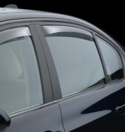 BMW 3 2012-2014 - (Sedan) Дефлекторы окон (ветровики), задние, светлые. (WeatherTech) фото, цена