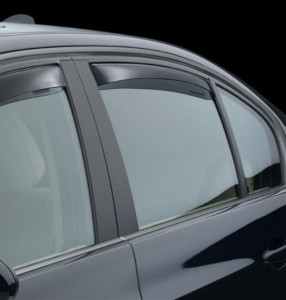 BMW 3 2006-2011 - (Sedan) Дефлекторы окон (ветровики), задние, темные. (WeatherTech) фото, цена