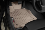 BMW 6 2012-2019 - Коврики резиновые с бортиком, передние, бежевые. (WeatherTech) (2WD)  фото, цена