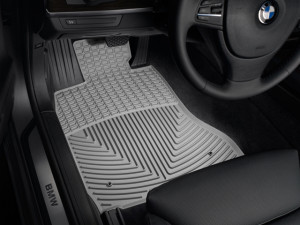 BMW 7 2009-2014 - Коврики резиновые, передние, серые. (WeatherTech) фото, цена