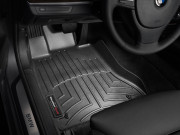 BMW 7 2009-2015 - Коврики резиновые с бортиком, передние, черные. (WeatherTech) фото, цена