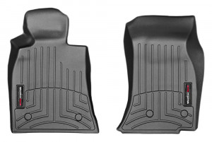 Cadillac ATS 2013-2024 - Коврики резиновые с бортиком, передние, черные. (WeatherTech) фото, цена