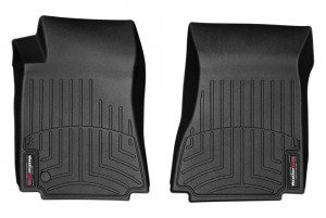 Cadillac CTS 2008-2024 - (RWD) Коврики резиновые с бортиком, передние, черные. (WeatherTech) фото, цена