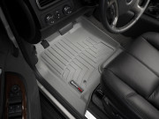 Cadillac Escalade 2007-2014 - Коврики резиновые с бортиком, передние, серые. (WeatherTech) фото, цена