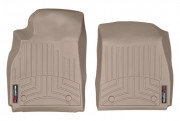 Cadillac XTS 2013-2016 - Коврики резиновые с бортиком, передние, бежевые. (WeatherTech) фото, цена