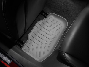 Chevrolet Camaro 2009-2024 - Коврики резиновые с бортиком, задние, серые. (WeatherTech) фото, цена