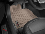 Chevrolet Corvette 2014-2020 - Коврики резиновые с бортиком, передние, бежевые. (WeatherTech) фото, цена
