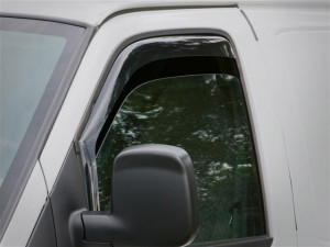 Chevrolet Express 1996-2014 - Дефлекторы окон (ветровики), передние, темные. (WeatherTech)                                фото, цена