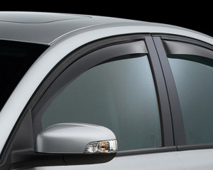 Chevrolet Malibu 2013-2014 - Дефлекторы окон (ветровики), передние, темные. (WeatherTech) фото, цена