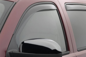 Chevrolet Silverado 2008-2014 - Дефлекторы окон (ветровики), передние, светлые. (WeatherTech) фото, цена