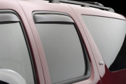 Chevrolet Silverado 2008-2014 - Дефлекторы окон (ветровики), задние, темные. (WeatherTech) фото, цена