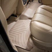 Chevrolet Suburban 2011-2024 - Коврики резиновые с бортиком, задние, бежевые. (WeatherTech) фото, цена
