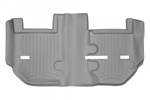 Chevrolet Suburban 2011-2024 - Коврики резиновые с бортиком, задние, 3 ряд сидений, серые. (Weathertech) фото, цена