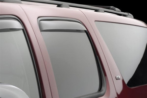 Chevrolet Suburban 2007-2014 - Дефлекторы окон (ветровики), задние, светлые. (WeatherTech) фото, цена