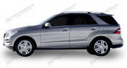 Mercedes-Benz ML 2013-2014 - Молдинги хромированные к-т 4 шт. (DAWN) фото, цена