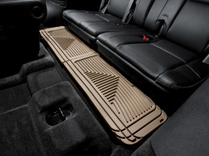 Chevrolet Tahoe 2007-2024 - Коврики резиновые, задние, 3 ряд, бежевые. (WeatherTech) фото, цена