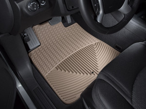 Chevrolet Traverse 2009-2015 - Коврики резиновые, передние, бежевые. (WeatherTech) фото, цена